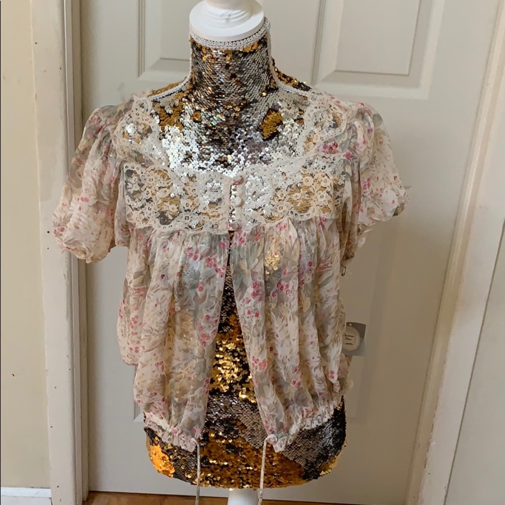 Brand new vintage Christian Dior Lingerie top
